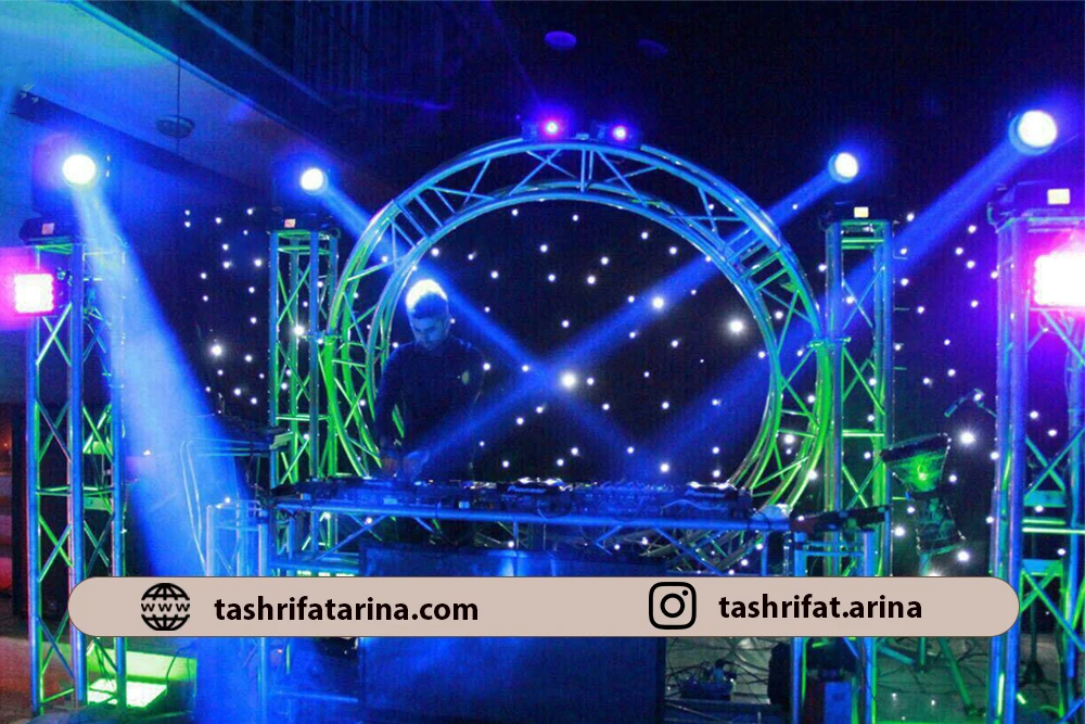 تجهیزات نور پردازی در عروسی