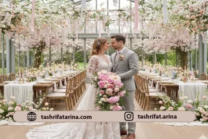 عروس داماد در فصل بهار