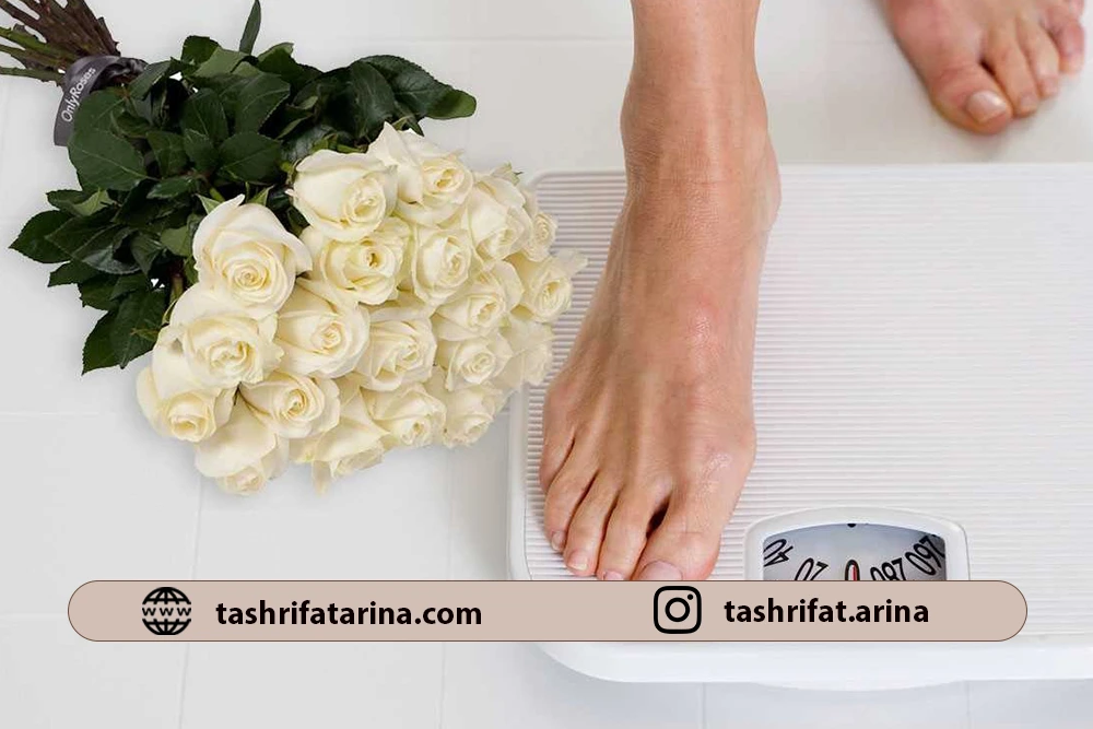 عروس بر روی ترازو