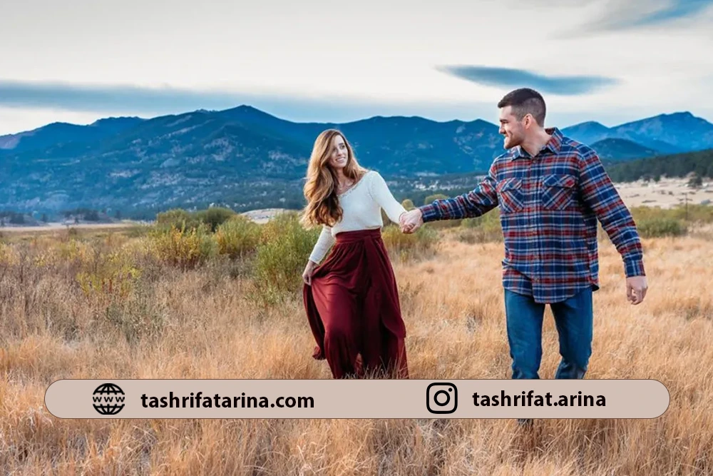عروس و داماد با لباس فرمالیته اسپورت