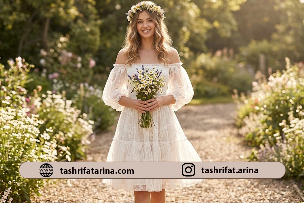 لباس عروس عروسکی
