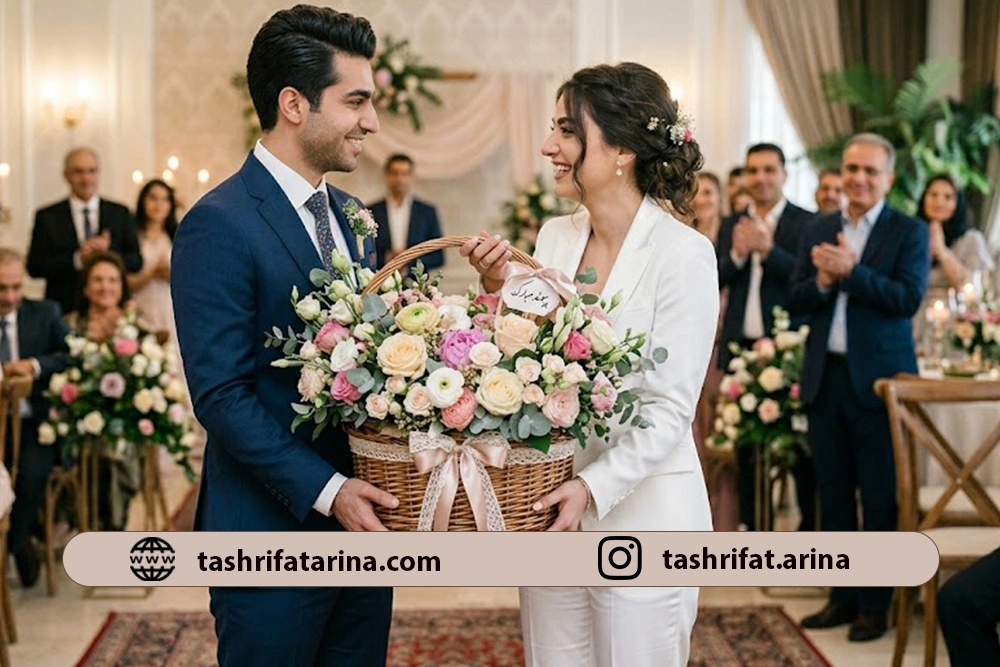 انتخاب دسته گل خواستگاری