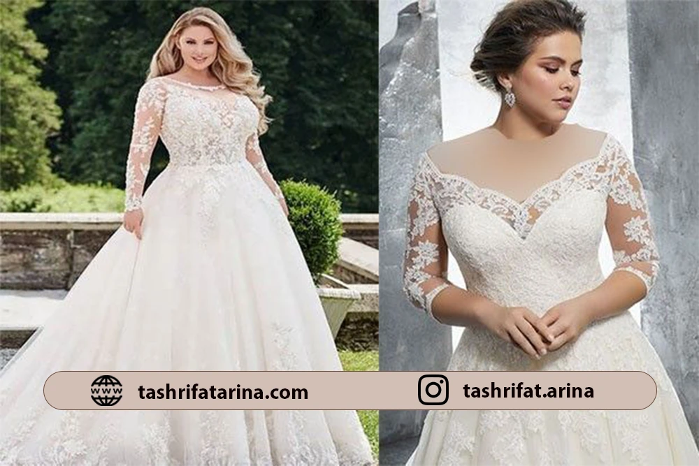 2 مدل لباس برای سایز پلاس